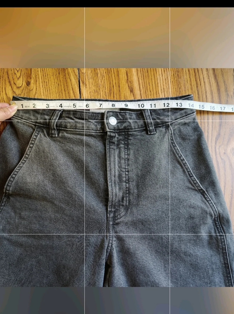 Everlane Utility Barrel Jeans Organic Cotton, Women's, Washed Black size 27. - Picture 9 of 16